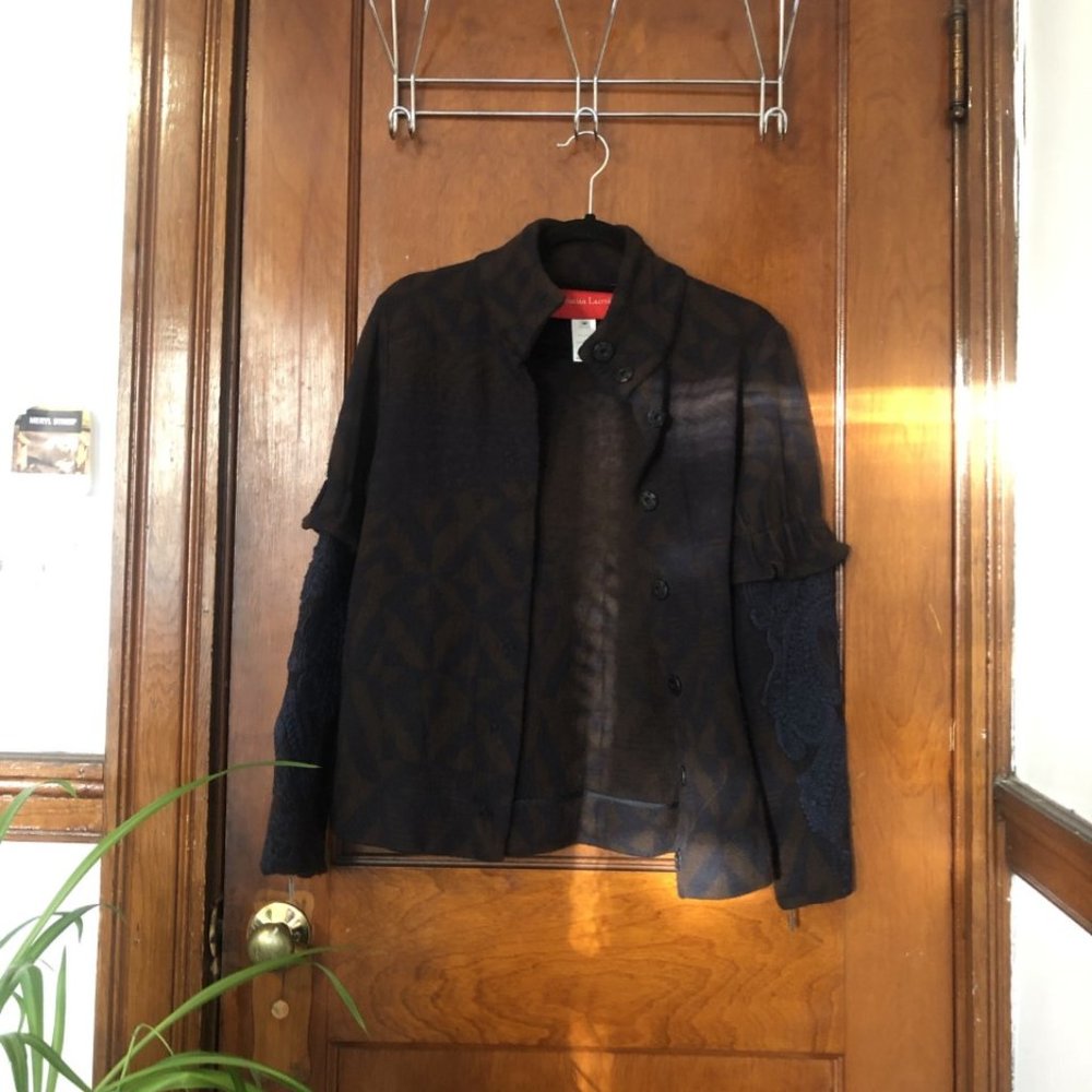 Christian Lacroix Wool Zip Up